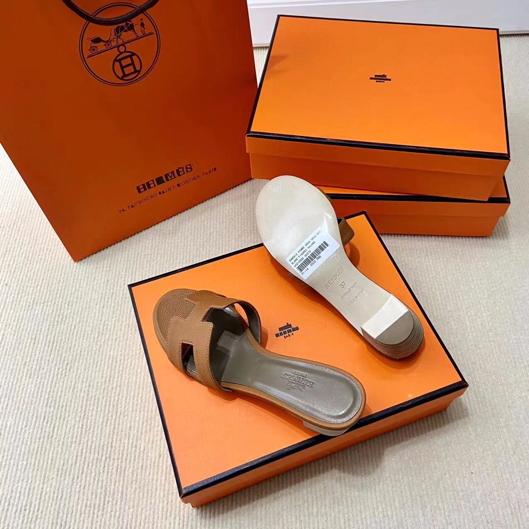 에르메스 올수공 오아시스 슬리퍼 샌들 앱송 15